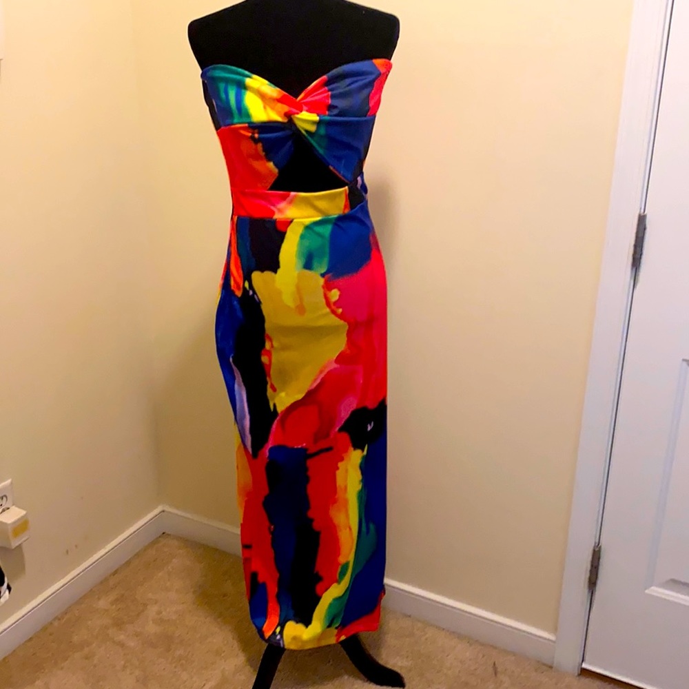 NWOT strapless dress